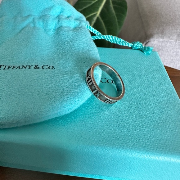 Tiffany & Co. Atlas 925 Ring Narrow - Picture 3 of 3
